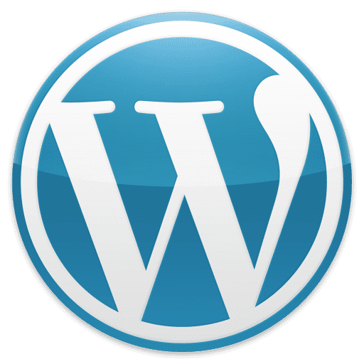 P WordPress Blue Logo