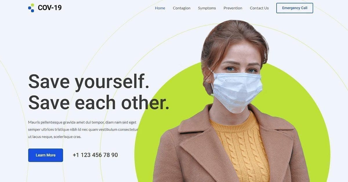 Transform Your Site With Stunning Covid Prevention WordPress Templates Covid Prevention 3