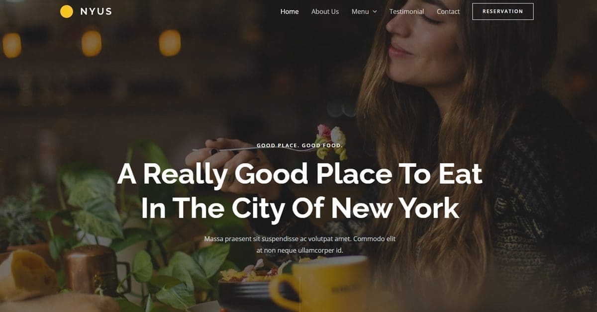 Discover The Best Deli Restaurant WordPress Free Templates Deli Restaurant 3