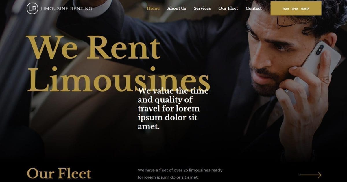 Discover Stunning Free Limousine Rental Agency WordPress Templates Limousine Rental Agency
