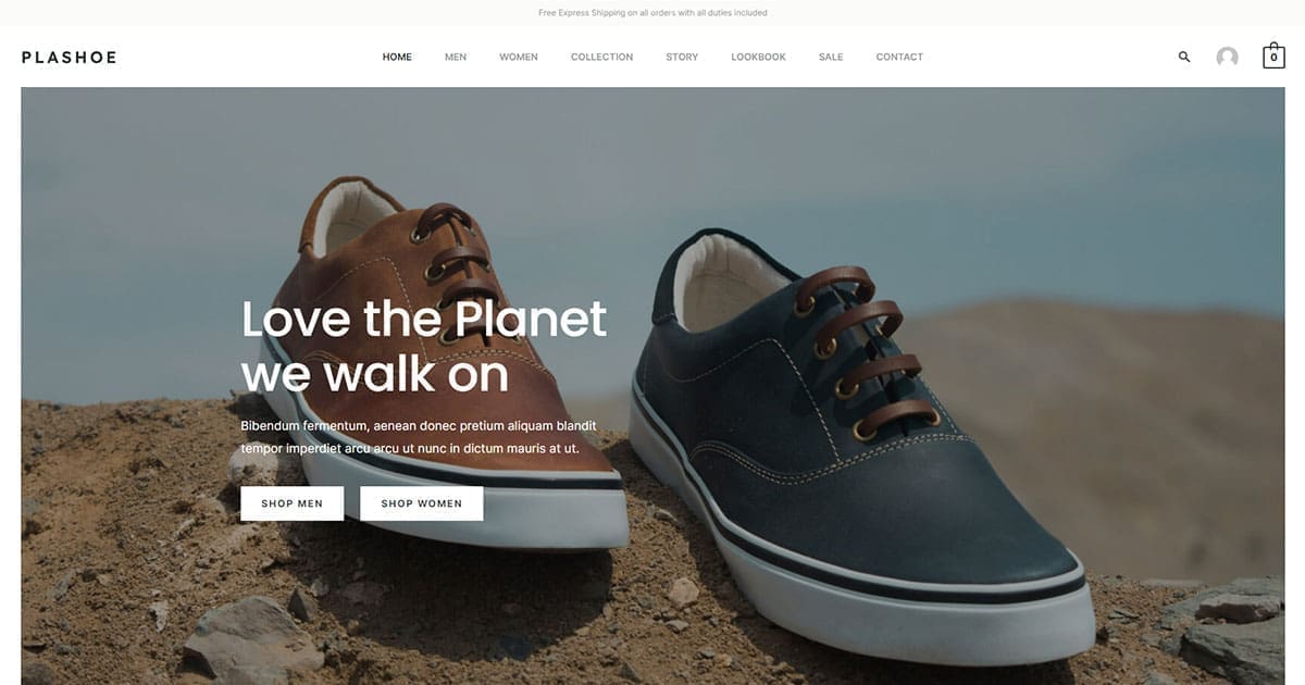 Transform Your Shoe Store With Sleek WordPress Template Designs Shoe Store