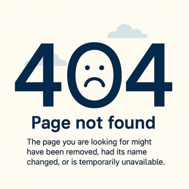 Reason Hosting 404 Error Page