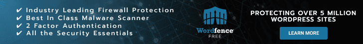 Wordfence Free WordPress Security