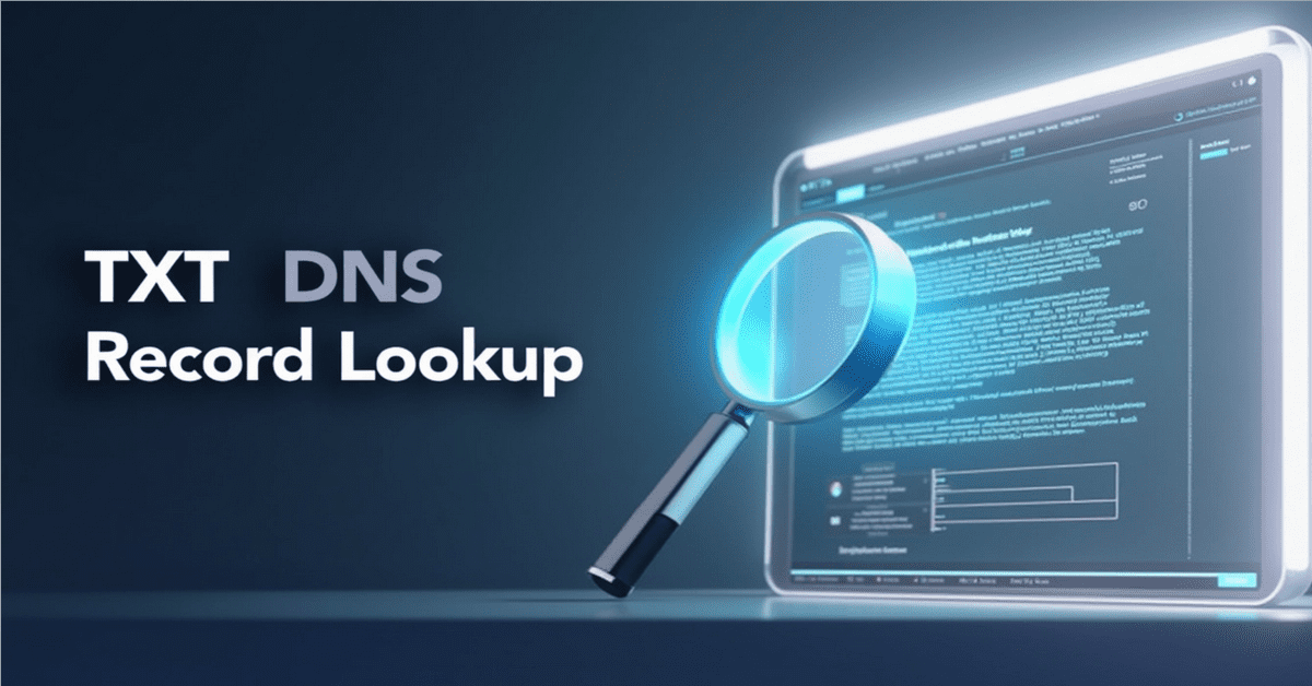 TXT DNS Record Lookup